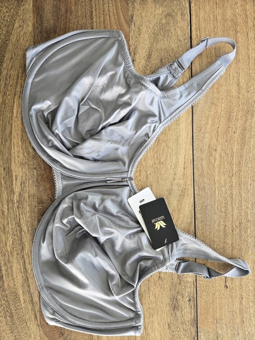Wacoal Basic Beauty Full Figure Seamless Underwire Bra Gray 40H